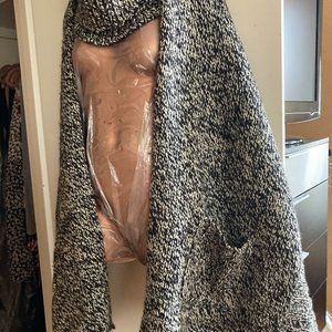 Knit shawl 2 piece set